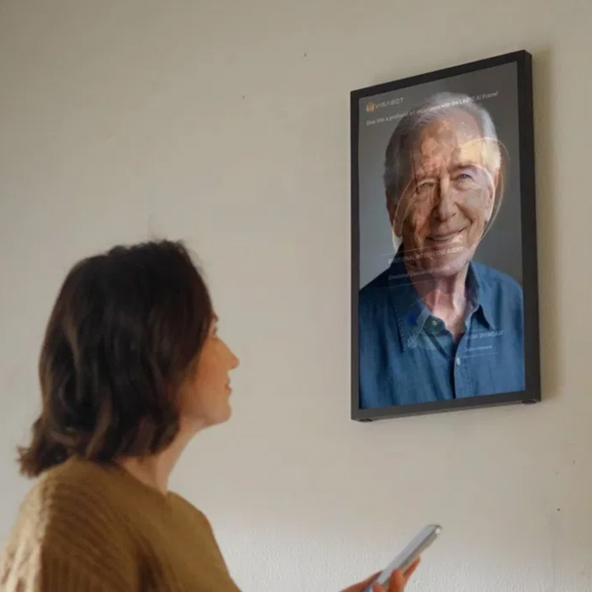 Фоторамка с искусственным интеллектом Vinabot AI Talking Frame